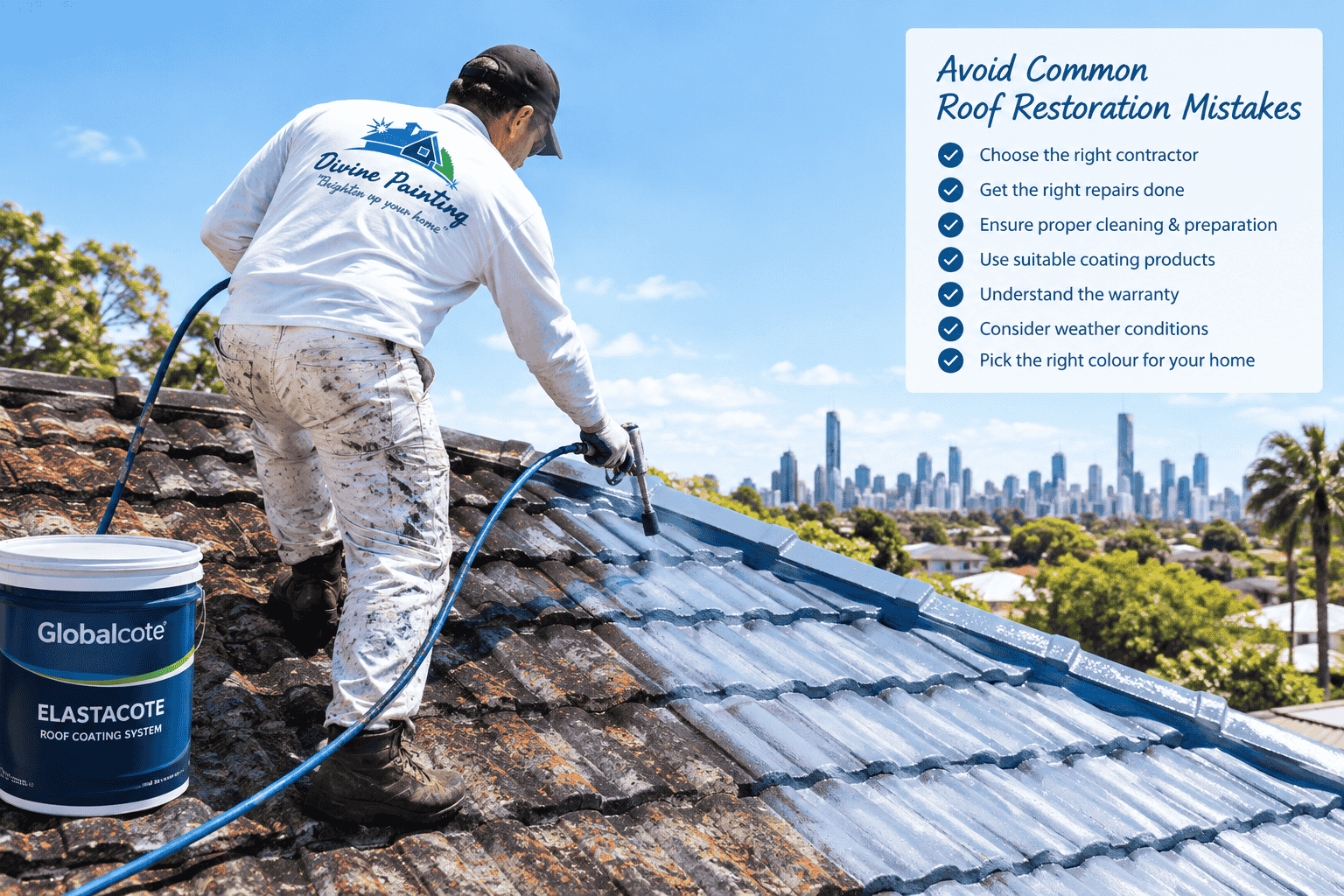 Common roof painting mistakes to avoid